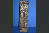 20th Century Eastern European bronze plaque, Suumt 1950-65, signed Jaclesa