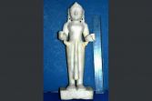Large antique 19th Century alabaster Indian/Burmese Buddha/Hindu god, c1870