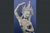 Large (56cm) Tibetan bronze Goddess Tara, c1890