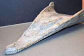 Papua New Guinea Sepik river crocodile head canoe prow, c1880